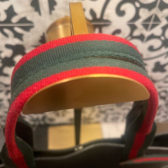 GUC GUCCI Web Sherry Line Tote Bag Leather - Picture 3 of 12